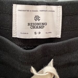 Reigning Champ Black Sweatpants